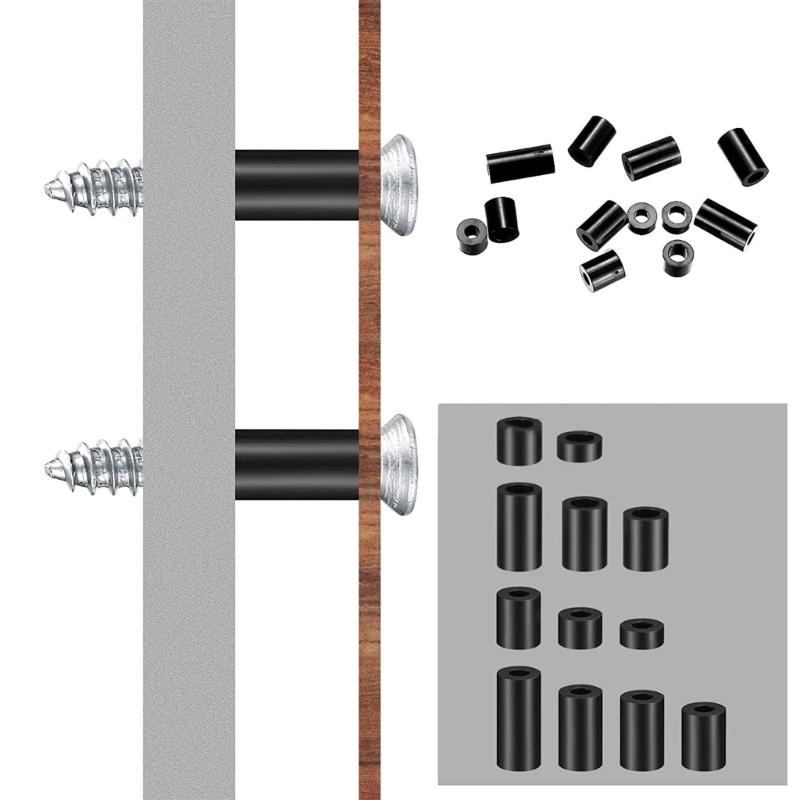 200Pcs Black Nylon Standoff Spacer Set, Insulation Column Standoff Spacer Durability Spacers For Electronics DIY Project