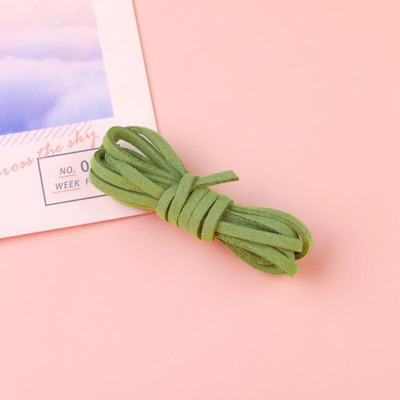 Korean suede rope for DIY jewelry making, 3mm braided wire for bracelets and necklaces. Add a touch of handmade to your accessories!