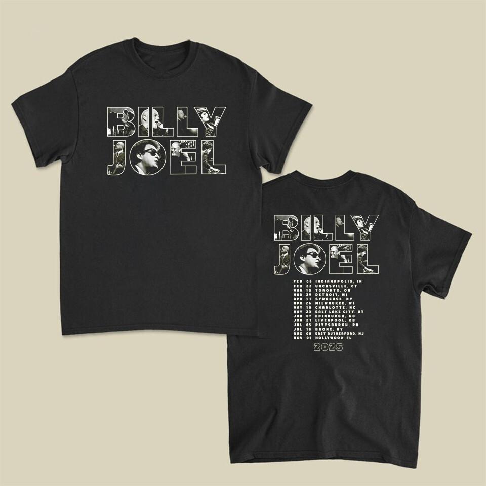 

New Billy Joel In Concert 2025 Christmas Gift Unisex S-5XL Shirt UU55 Unisex T-Shirt XL