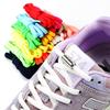 Elastic No Tie Shoelaces Semicircle Shoe Laces For Kids and Adult Sneakers Shoelace Quick Lazy Metal Lock Laces Shoe Strings