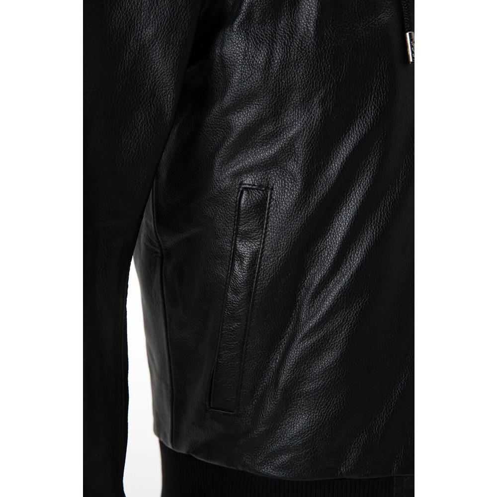 Chinese Size Men Leather Jacket Hooded Soft Natural Cowhide Genuine Leather Coat Hood Man Clothes Spring Autumn Clothing