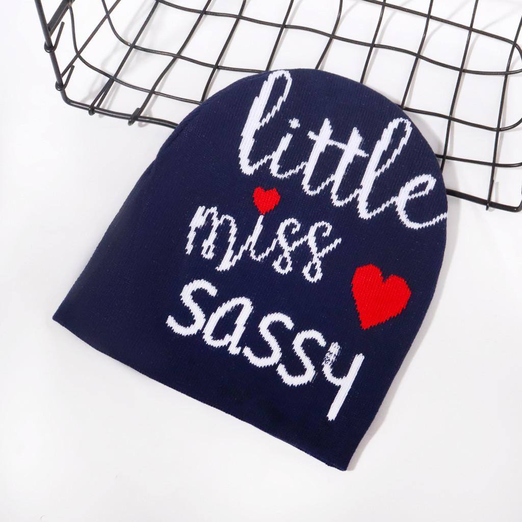 Knit Simple Letter Hat With Thermal Function For Daily Use Supplies Decoration