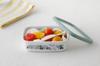 Fuji Enamel Moomin Flower Garden Shallow Square Container S MTH-S