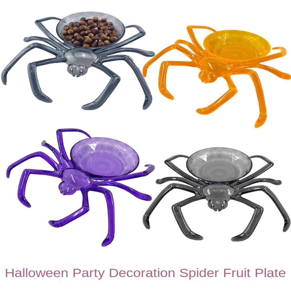 Exquisite Sweets Holder Spider Shape Snack Storage Props Trick or Treat Fruit Bowl  Party