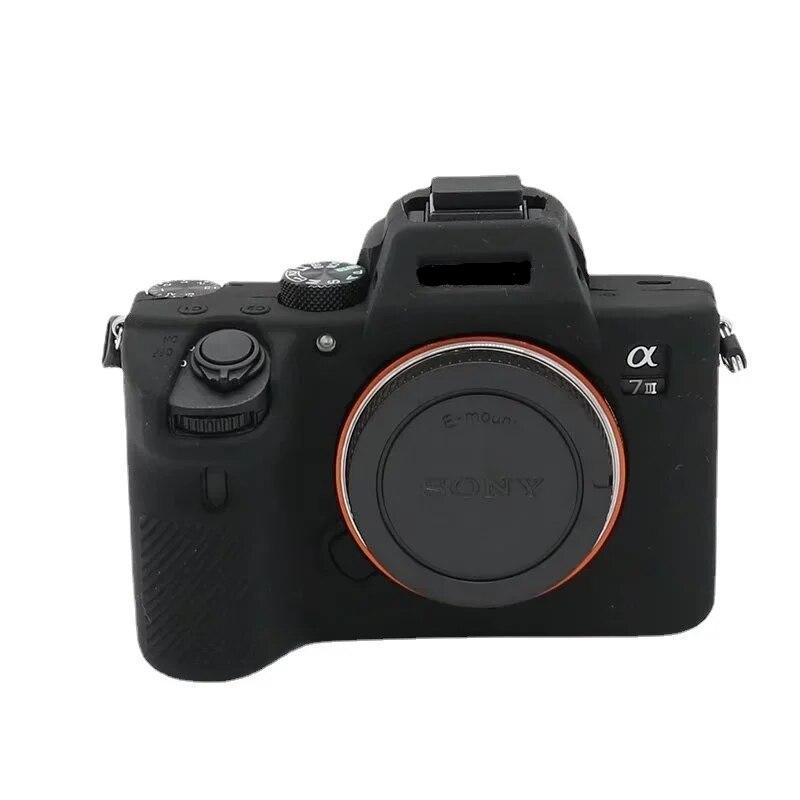 Husa de protectie pentru corp din cauciuc siliconic moale pentru camera Sony A7 III A7RIII A7III A7M3 A7R3 Geanta pentru camera
