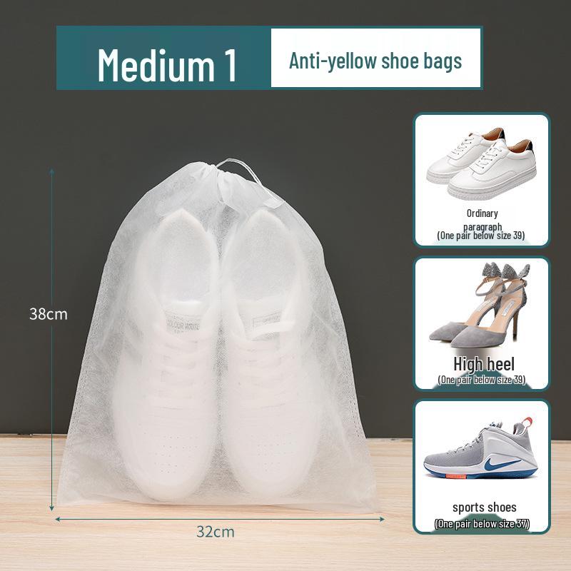 Thickened Non-Woven Shoe Storage Bag: Dustproof Anti-Yellow Cover for Shoes and Boots