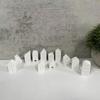 3D Hauskerzenform im nordischen Stil 12-Loch Minihäuser Gips Beton Zementform DIY Gipsarchitektur für Heimdeko Geschenke