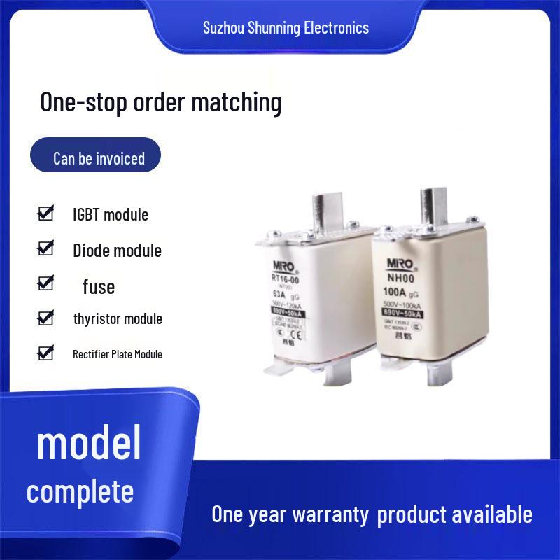 NH1 gG 500V/690V Fuse, Available In 32A, 50A, 63A, and 80A Models - All New Originals