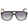 Gucci Gray Gradient Aviator Unisex Sunglasses Gg1188s 002 58 Gg1188s 002 58