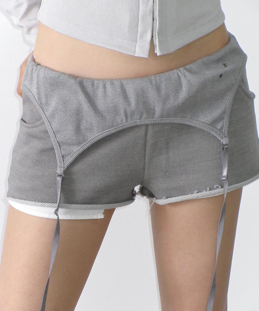Sailpeulei Layered Shorts / Gray