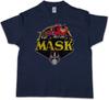 MASK LOGO Kinder Jungen kinder jungen T-Shirt Cartoon Kult TV-Serie Retro 80er Maske