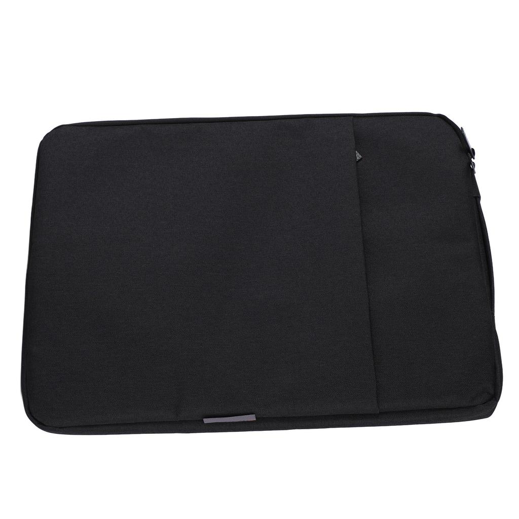 Laptop Case Soft Velvet Front Pocket Elastic Handle Smoothing Zipper Tablet Sleeve for 15 to 16.7