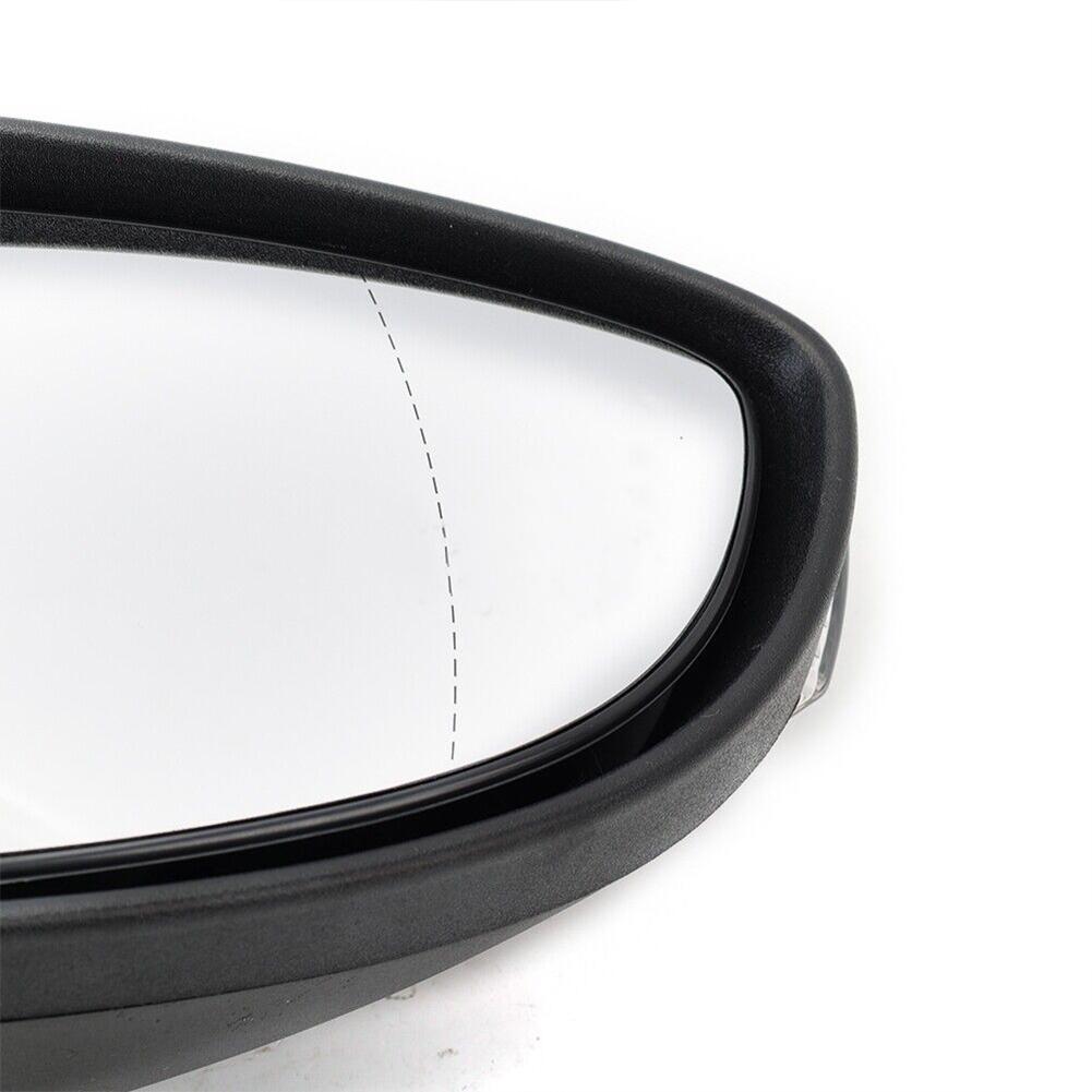 Kolip Wing Mirror For Car, Right Driver Side Electric Door Rearview Mirror With Turn Light Heat Dissipation Function Compatible For MK7 2008-2012