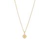 2024 Spring/Summer Four-Leaf Clover Shell Necklace for Women - Luxury Titanium Steel Clavicle Chain Pendant