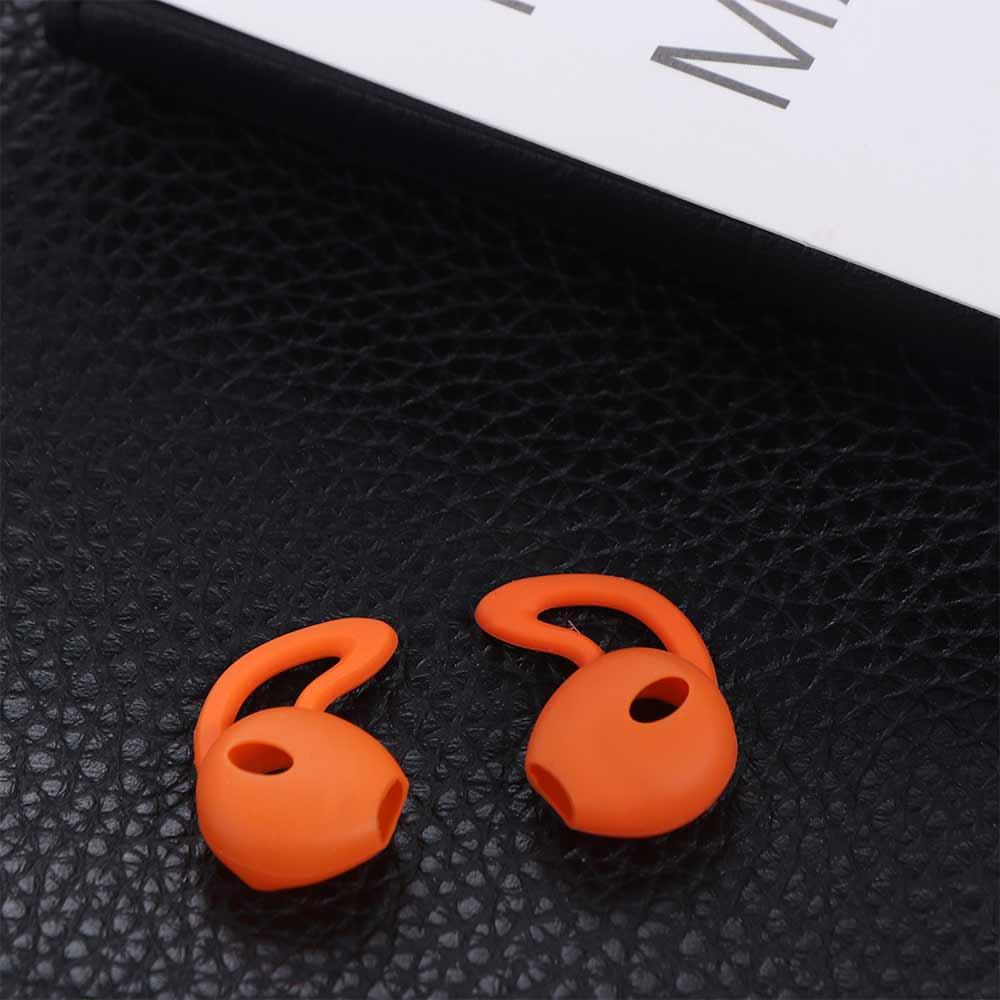 1 Pair Anti Drop Silicone Earbud Covers Silicone Earphone Holder Headphone Sleeve   Running