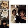 Adorable Winter Cotton Devil Ear Hat For Women Cute And Warm Plush Design