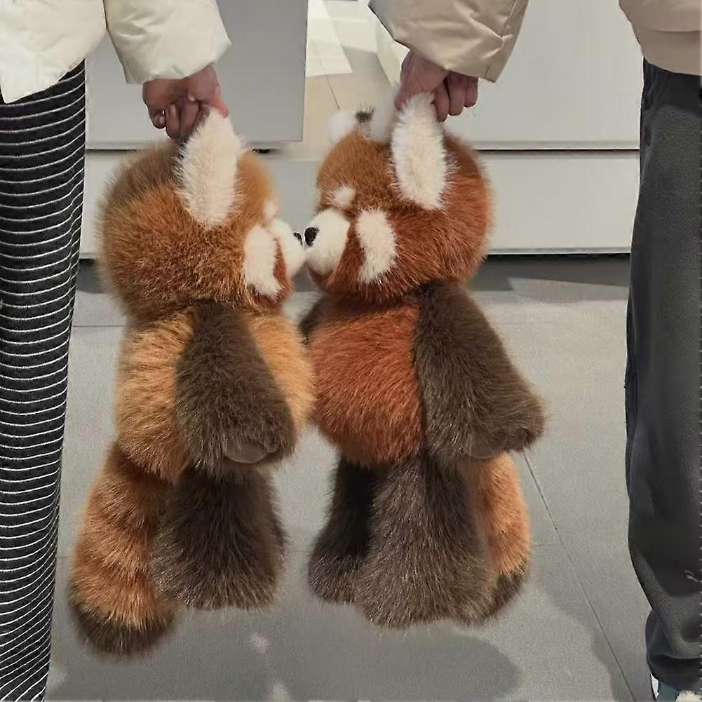 Cute Running Red Panda Plush Toy, Interactive Moving Legs Stuffed Animals for Stress Relief, Christmas Birthday Gift for Kids & Adults