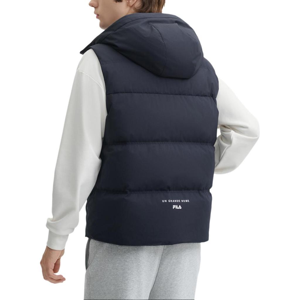 Fila Vielseitige Kapuzen-Daunenweste Herren Oberbekleidung Hero-Blau F11M449901FNV