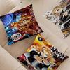 Rengoku Akaza Demon Slayer Anime Pillow Cover for Bedroom Room and Living Room Sofa Decorative Cushion Cover