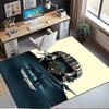 Top Gun Printed Carpet Rug for Office Chair Living Room Bedroom Kitchen Room Decor Gifts