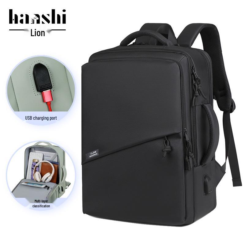 Trendy Waterproof Large-Capacity Backpack for Men & Women - Stylish for Travel & School