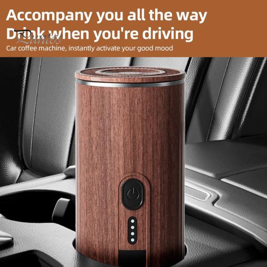 Portable Espresso Coffee Machine Self Heating Easy To Clean Battery Powered Rechargeable Electric Small Travel Expresso Maker