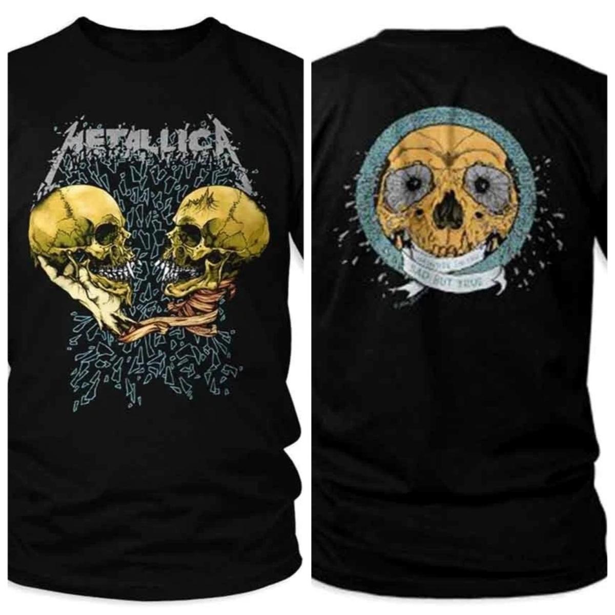 

Summer Hot Selling Trend American Metallica Sad But True Shirt Casual Mens Round Neck Short Sleeved Tshirt M