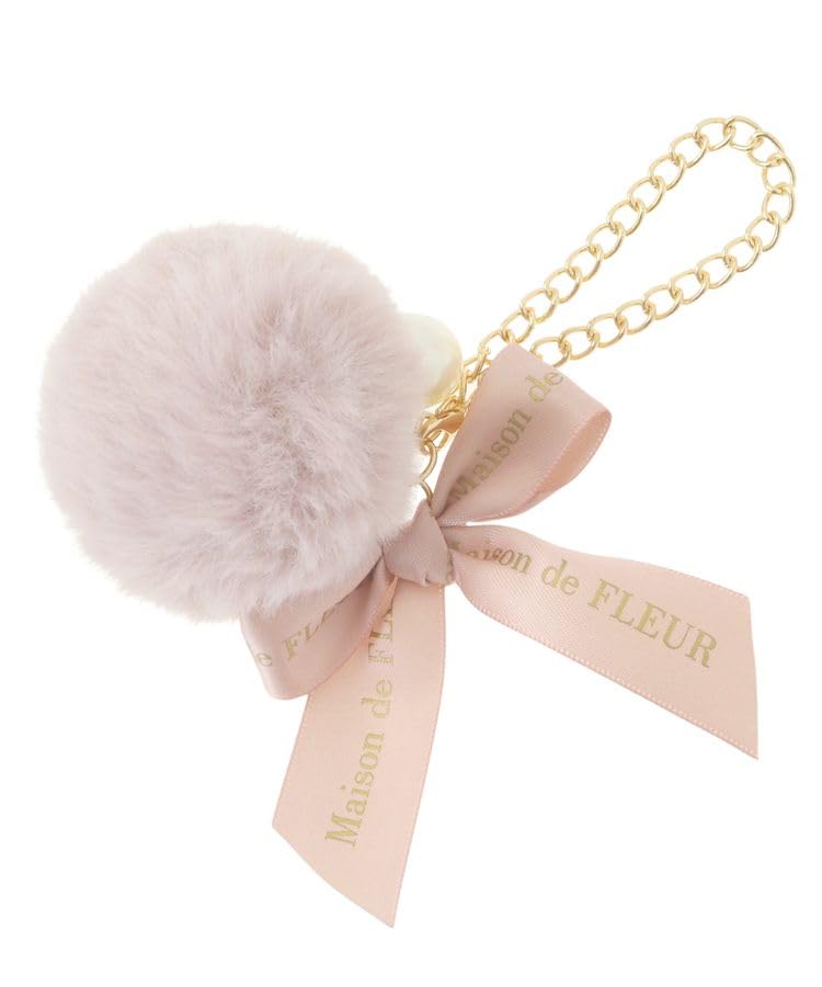 

de Apparel Memorial Fur Pearl Ribbon Charm for Pink [Maison Fleur] Women, рожевий