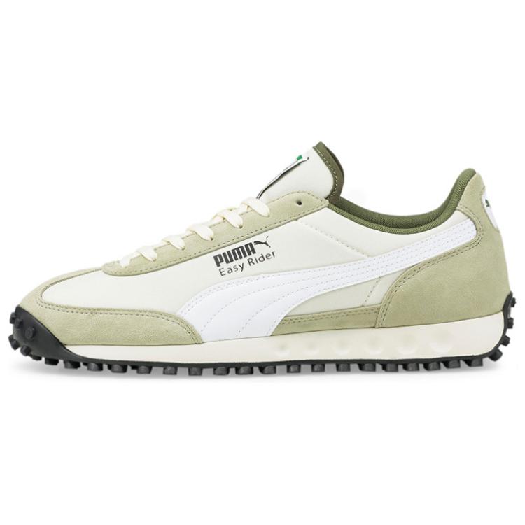 Puma Easy Rider Fabric Leather 2 Retro Sports Casual Low-Top Lifestyle Shoes Unisex Sneakers Green White 381026-08