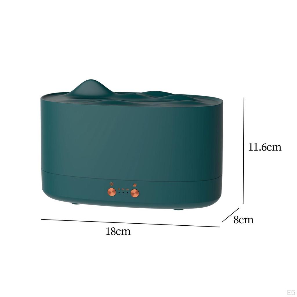 Air Humidifier Oil Diffuser Scene Layout Purifier Night Light Quiet for Office Tabletop