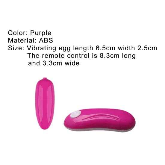 Vibrator Egg Lightweight Wired ABS Vibrating G-spot Massager for Vaginal