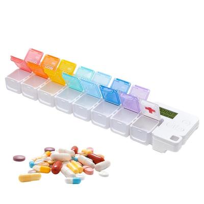 Electronic Pill Organizer Digital Pill Dispenser Organizer Smart Pill Organizer With Alarm For Supplements Medicines And Fish