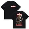 Rapper TIAKOLA Bdim Tour 2025 Graphic T Shirt Mens Hip Hop Gothic Short Sleeve Tshirts Vintage ONeck Oversized Cotton Tshirt