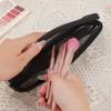 Makeup Brush Travel Case Cosmetic Toiletry Bag Organizer for Men Women Beauty Tools Mesh Dopp Kit Pouch Wash Storage Accessories