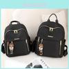Letter Oxford Material Womens Backpack With Durable Construction And Multiple Compartments For Daily Commute