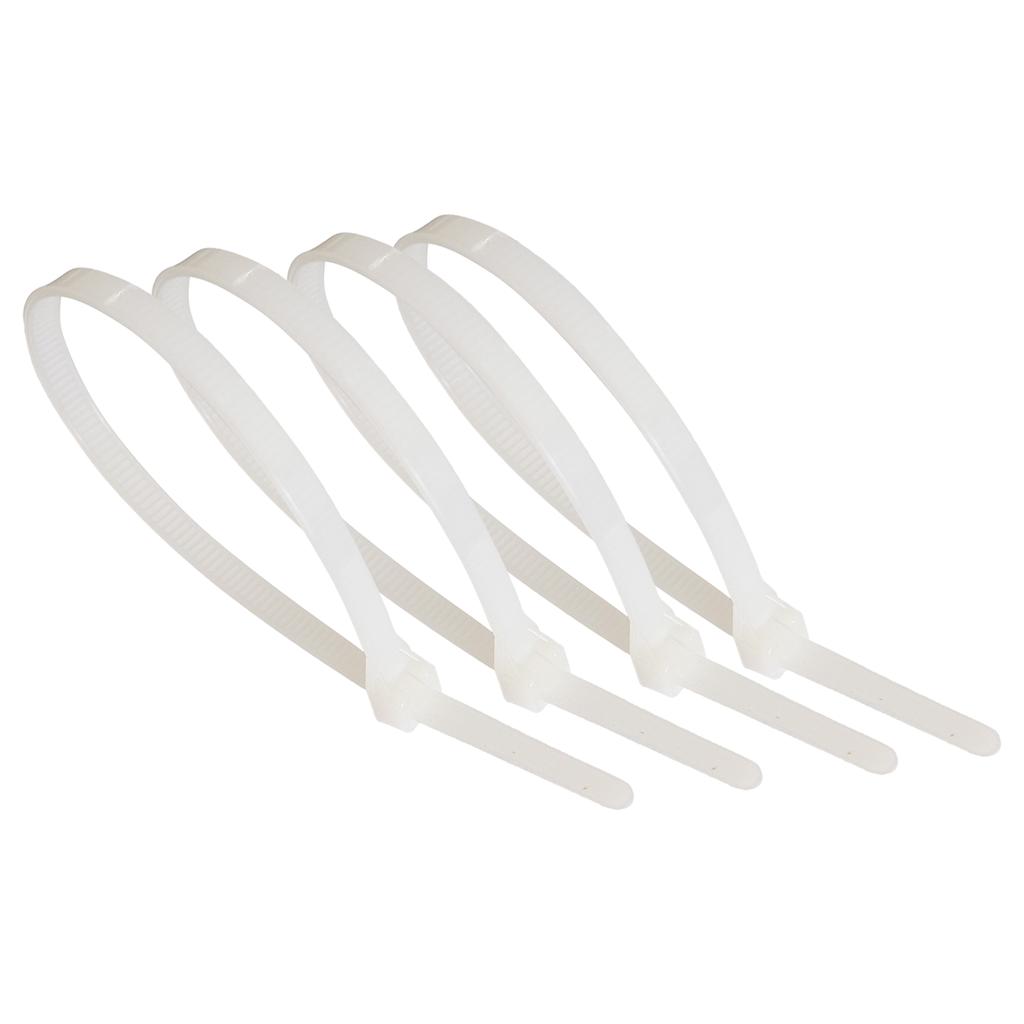 Cable Tie 3.6X200Mm White - 100Pcs