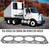 2X Cylinder Head Gasket 33-2932 33-5056 30-0343 33-4515 For Thermo King TK486 TK486V 486 486V Engine