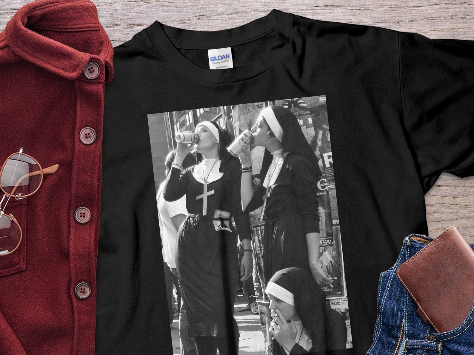 Nuns drinking shirt Unholy Nun Shirt Unisex T-Shirt 2XL
