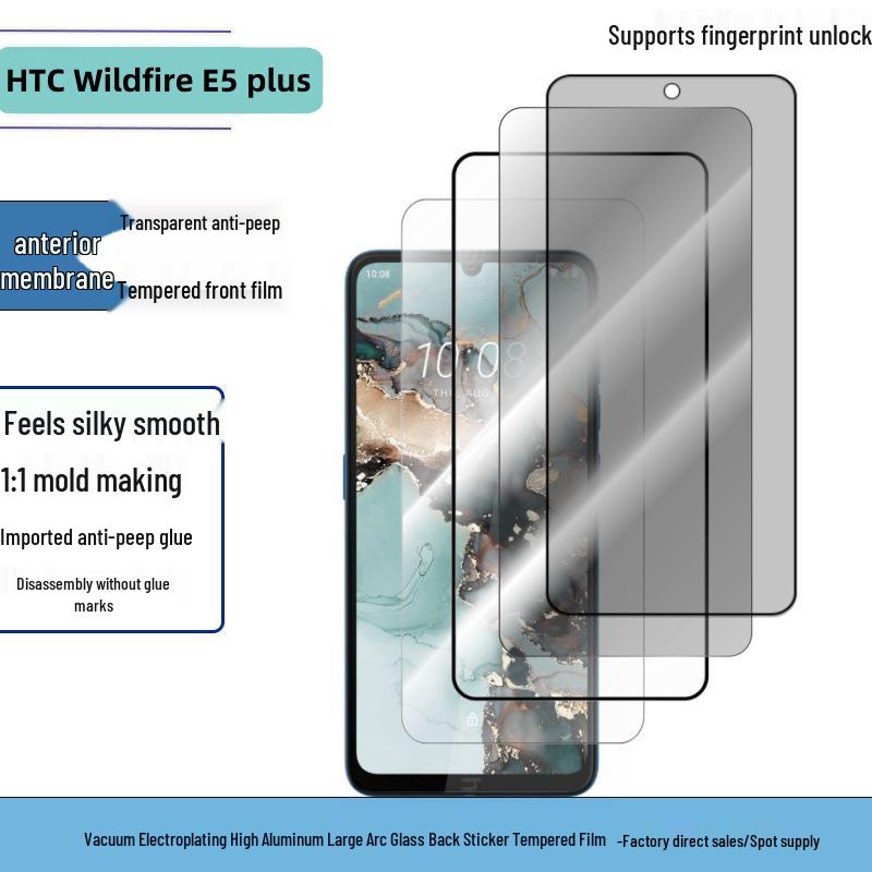 HTC Wildfire E5 Plus Tempered Glass Privacy Screen Protector