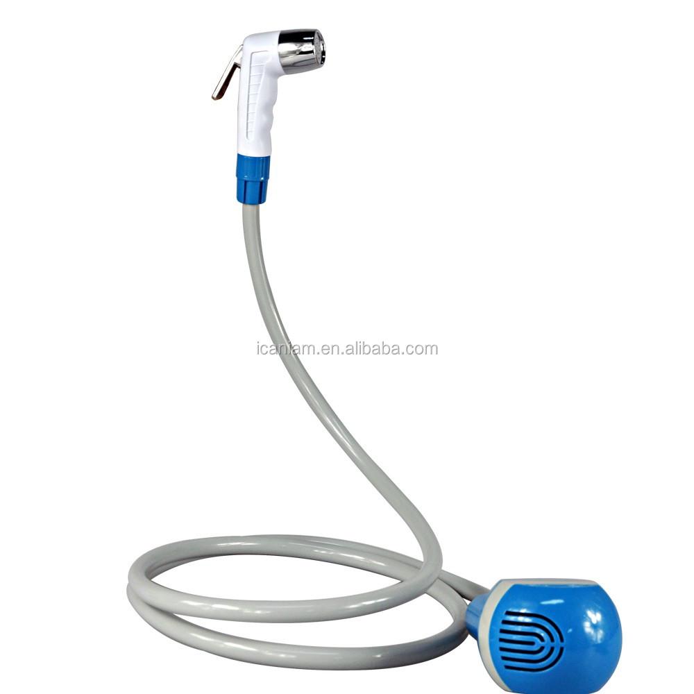 Portable ABS Rechargeable Bathroom Shower Bidet Sprayer with Single Handle Electric Faucets for Personal Hygiene