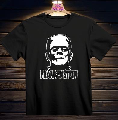 Frankenstein Horror T-Shirt Black S-3XL