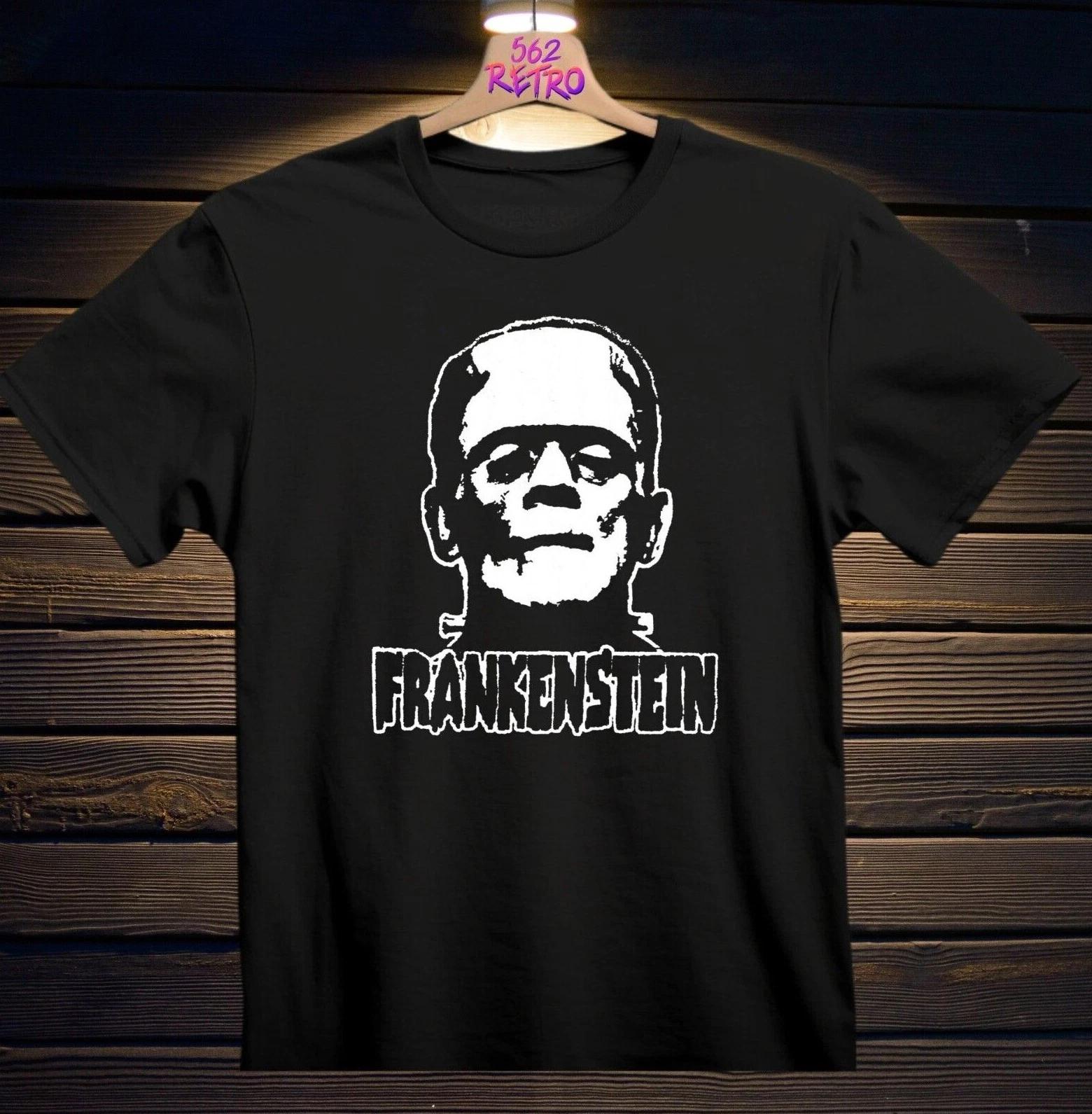 Frankenstein Horror T-Shirt Black S-3XL L