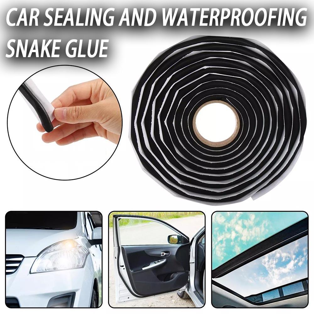 Butyl Sealing Tape, Black, 4.3M Plumbers Putty, RV Sealant, Boat Sealing, EDPM Butyl Tape