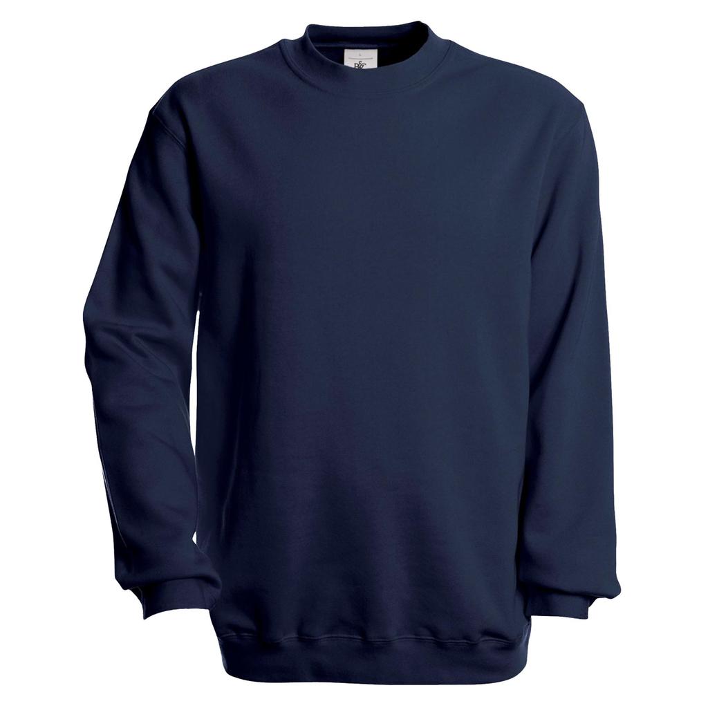 B&C Unisex Set In Modern Cut Crew Neck Sweatshirt