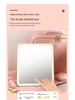 Portable LED Makeup Bag with Full Screen Mirror - Large Capacity Cosmetics Organizer
