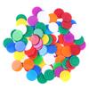 100Pcs Transparent Color Counters Counting Bingo Chips Plastic Supplies Counters