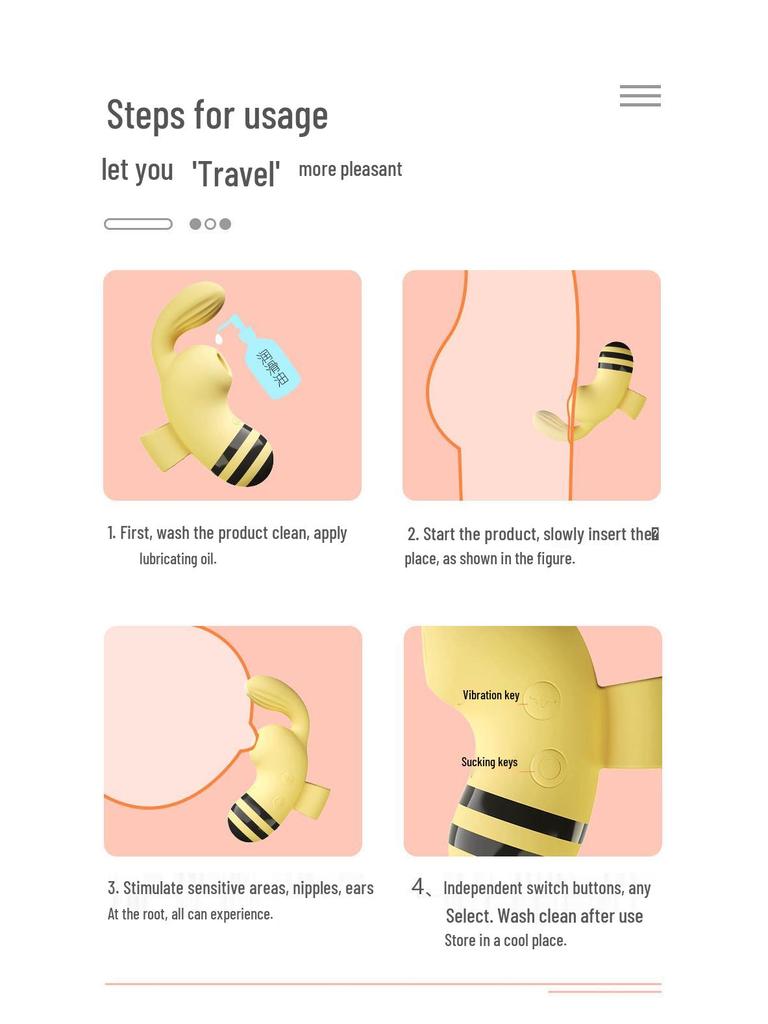 Namiya Tiny Bee Vibe: Cute & Powerful Vibration and Suction Sex Toy for Women