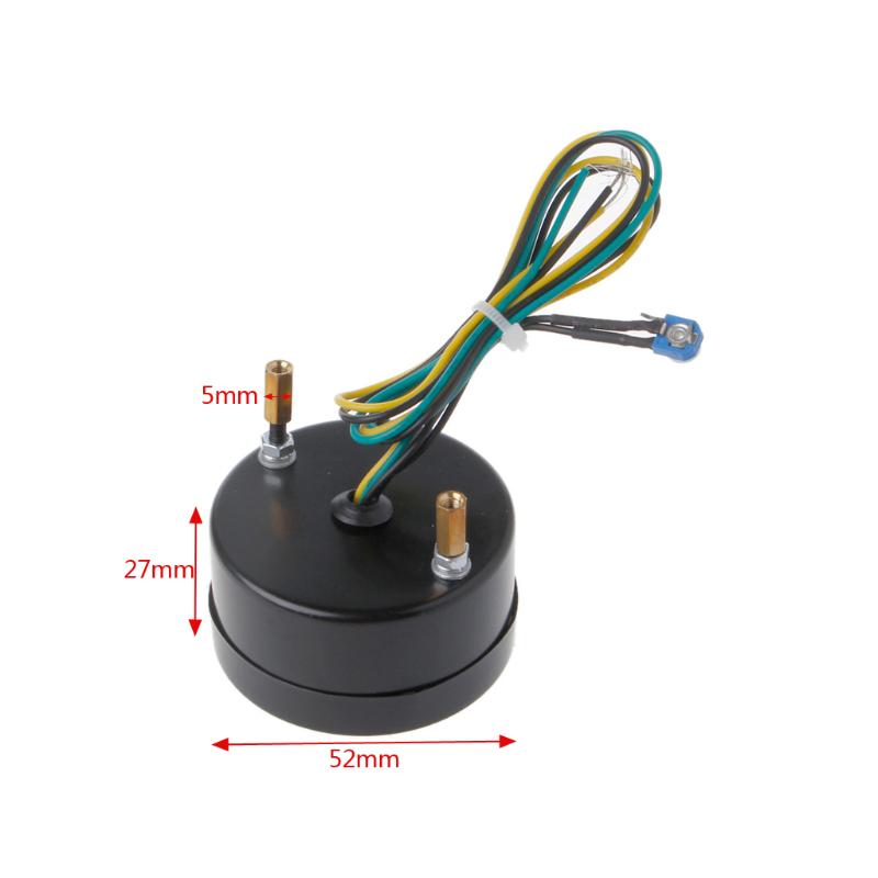 2" 52mm univerzální měřič hladiny paliva pro motocykly, 8 LED světelný displej 12V
