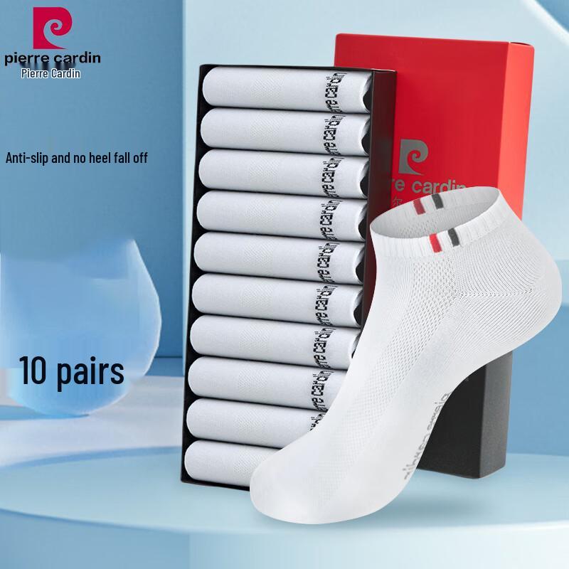 Pierre Cardin Men s Summer Breathable No-Show Socks One Size