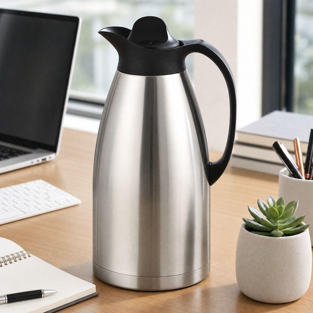 Leak-Proof Large Capacity Thermos Double Layer Thermal Coffee Carafe  Camping